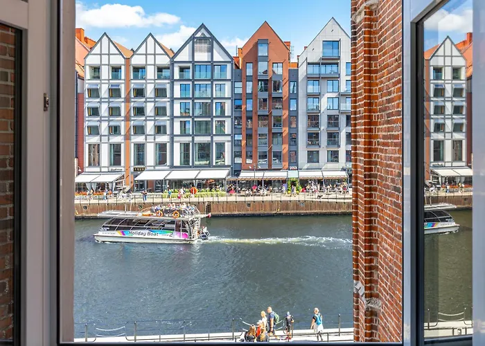 Stylowy W Sercu Starowki Z Widokiem Na Motlawe 公寓 格但斯克